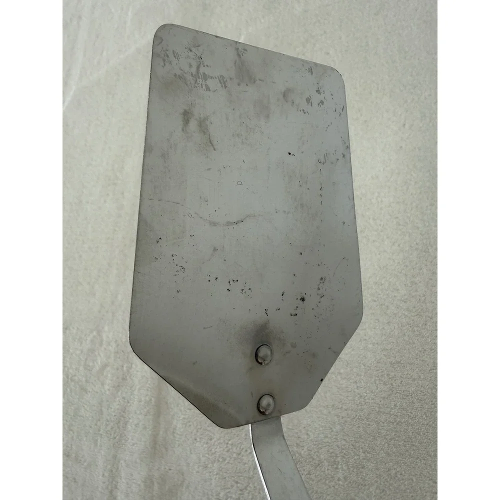 Vintage Cooking Spatula‎ Turner Stainless Made in USA Faux Wood Handle